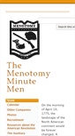 Mobile Screenshot of menotomy.org